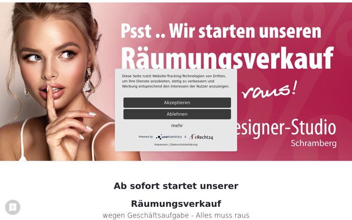 Screenshot of designerstudio-schramberg.de