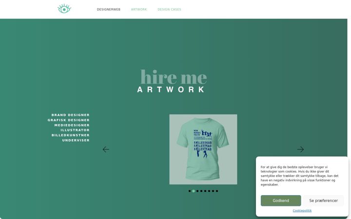 Screenshot of designerweb.dk