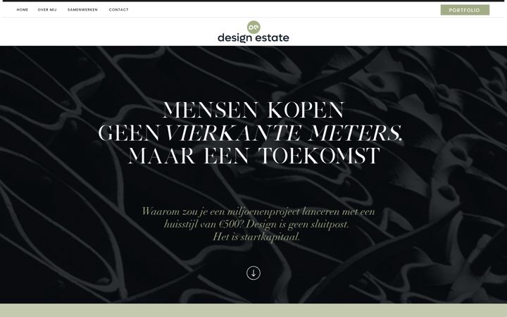 Skærmbillede af designestate.nl