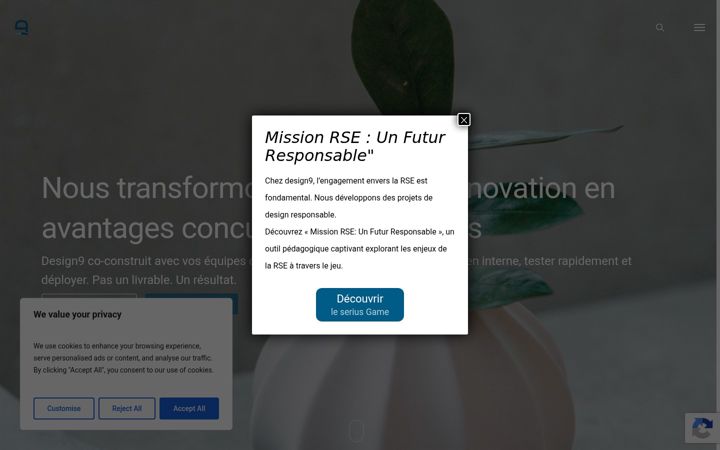 Zrzut ekranu designeuf.fr