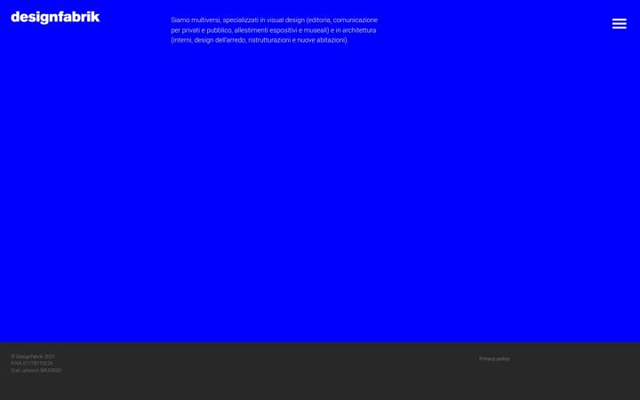 Screenshot of designfabrik.it