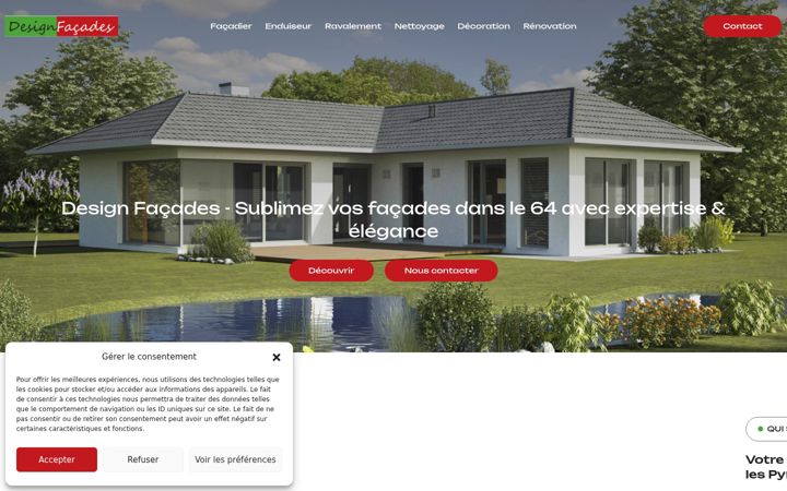 Screenshot of designfacades-64.fr