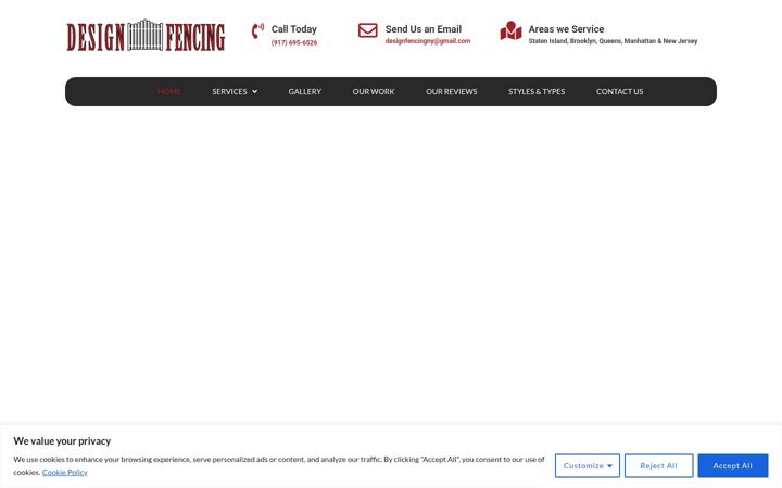 Screenshot of designfencingnynj.com