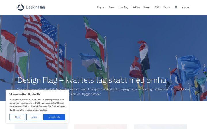 Screenshot of designflag.dk