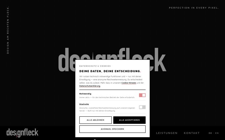 Screenshot of designfleck.de