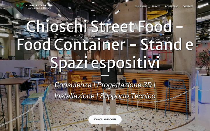 Screenshot of designfontana.com