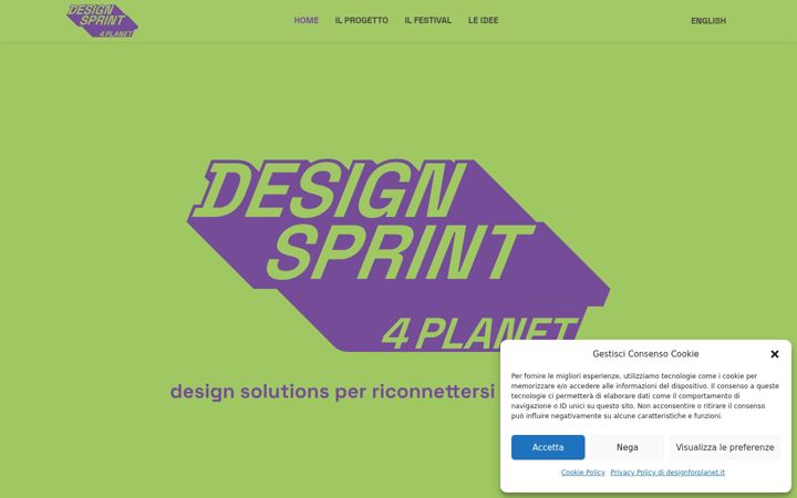 Ekraanipilt saidist designforplanet.it