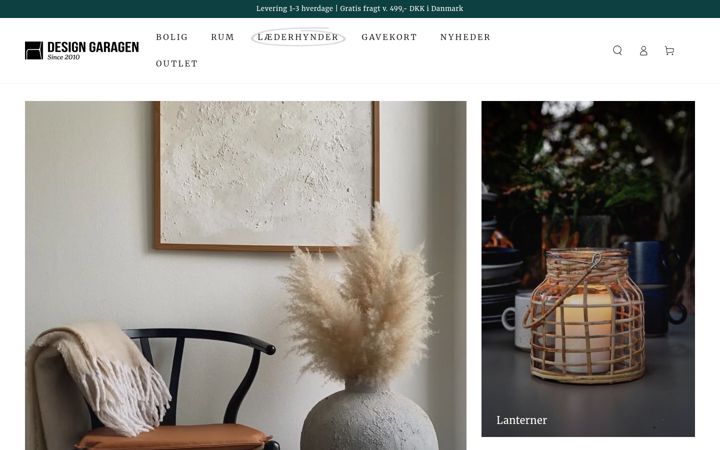 Screenshot of designgaragen.dk