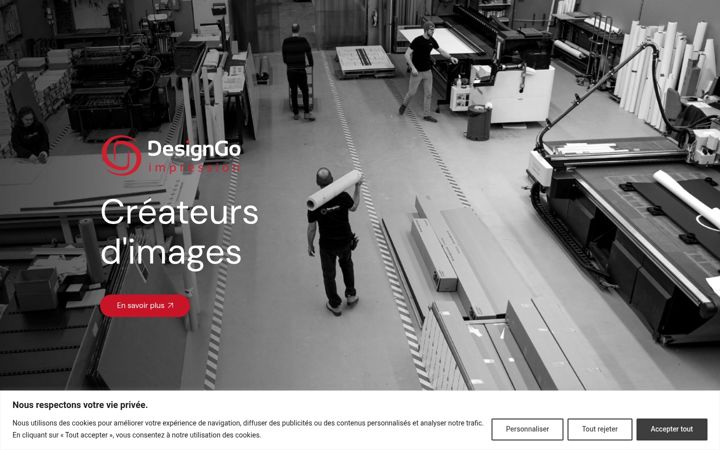 Screenshot von designgo.ca