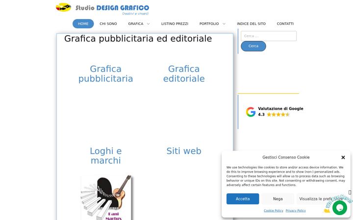 Screenshot di designgrafico.altervista.org