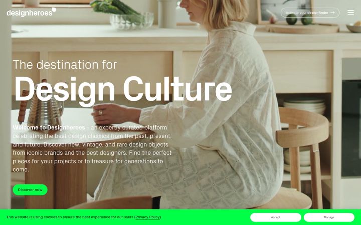 Screenshot of designheroes.com