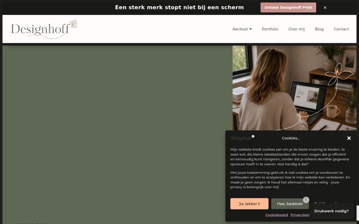 Skærmbillede af designhoff.nl