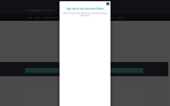 Screenshot di designholidays.co.uk