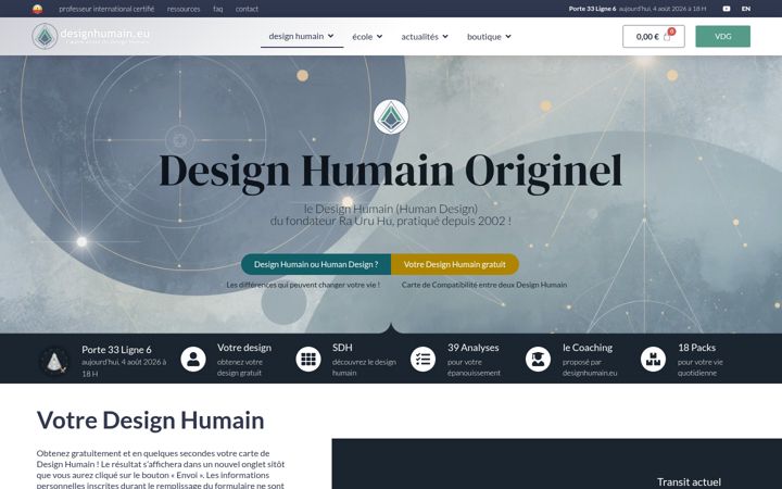 Екранна снимка на designhumain.eu