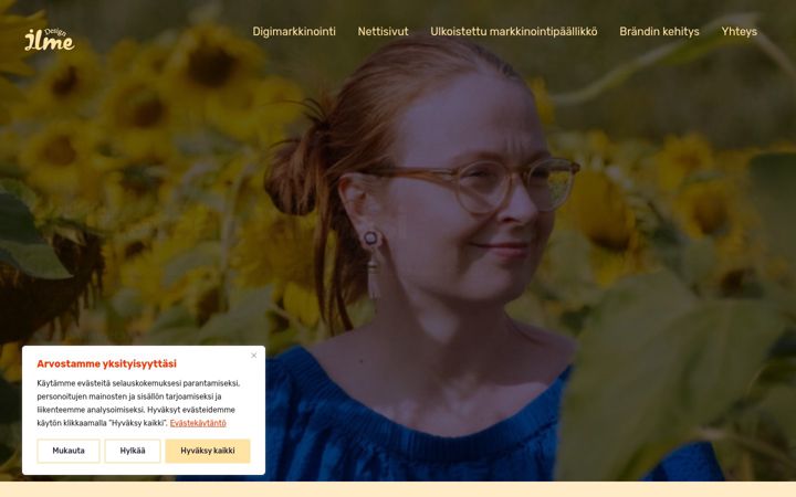 Screenshot di designilme.fi