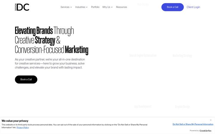 Screenshot of designindc.com