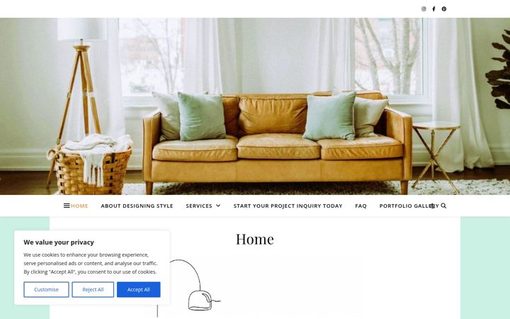 Captura de ecrã de designingstyle.com.au