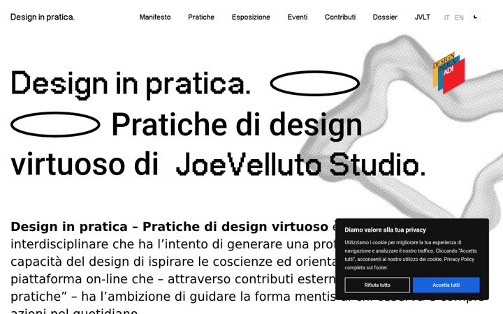 Ekraanipilt saidist designinpratica.it