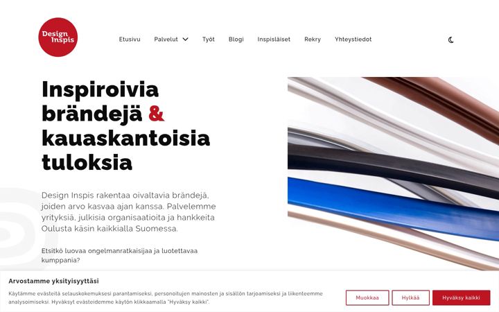 Screenshot di designinspis.fi