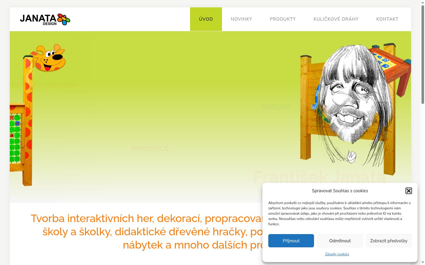 Screenshot des Einwilligungsbanners vor jeglicher Interaktion