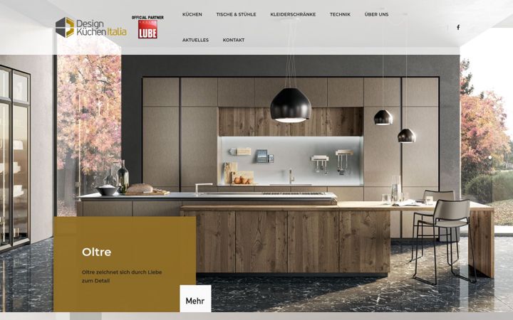 Zrzut ekranu designkuechen-italia.de