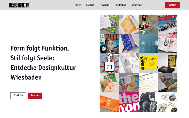 Zrzut ekranu designkultur-wiesbaden.de