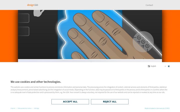 Screenshot of designlab-weimar.de