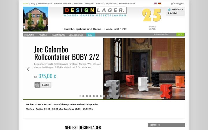 Screenshot of designlager.de