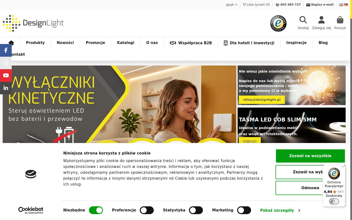 Screenshot tal-banner tal-kunsens muri qabel kwalunkwe interazzjoni