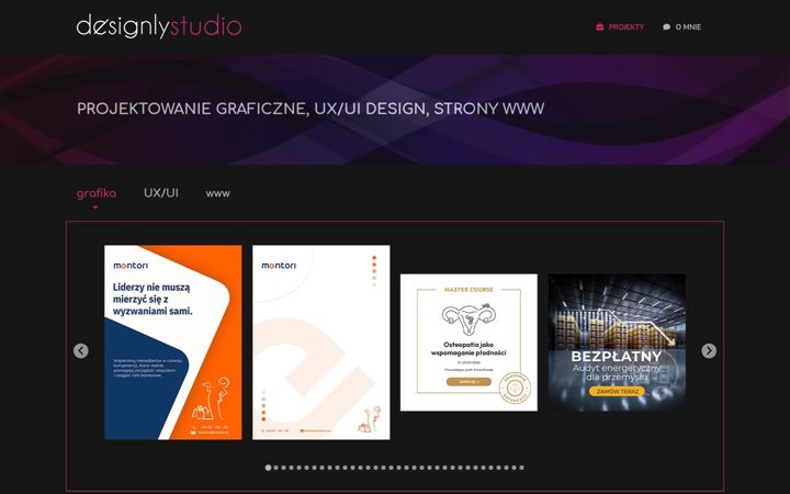 Ekrano kopija designlystudio.pl