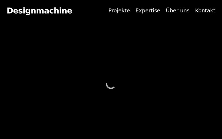 Screenshot ta' designmachine.io