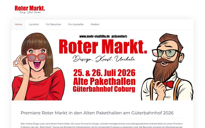 Screenshot of designmarkt-franken.de