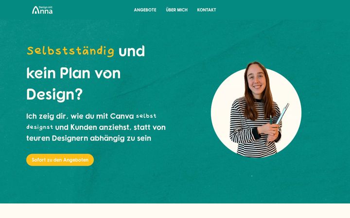 Screenshot of designmitanna.de