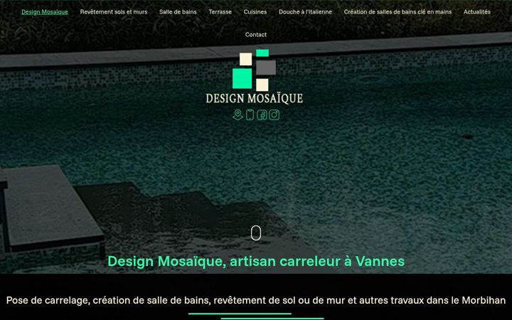 Screenshot of designmosaique.fr