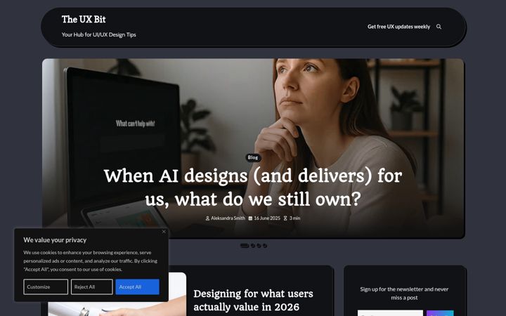 Screenshot of designmybit.com