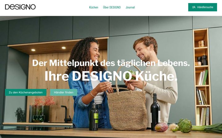 Screenshot of designo-kuechen.ch