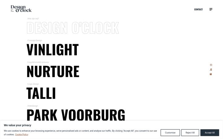 Екранна снимка на designoclock.nl
