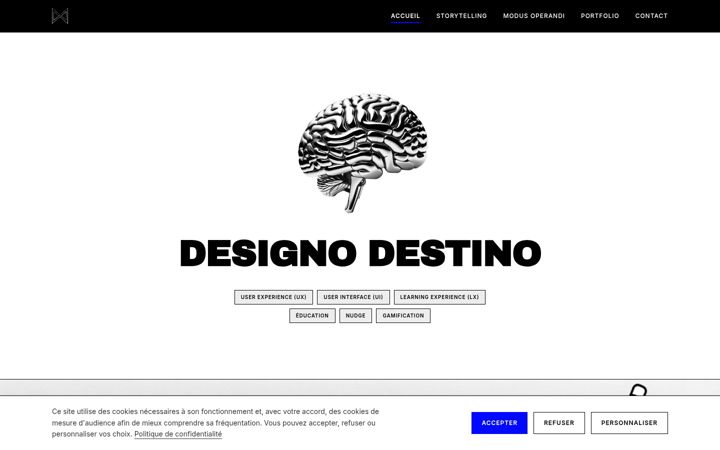 Screenshot of designodestino.com