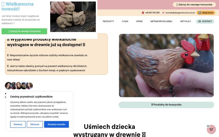 Ekrano kopija designofwood.com.pl