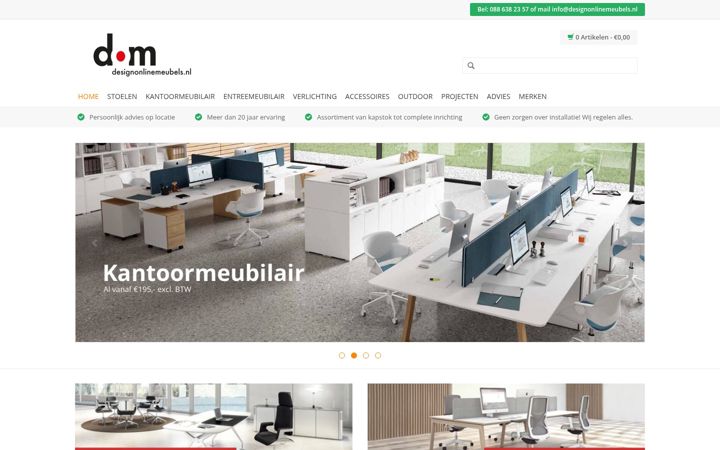 Екранна снимка на designonlinemeubels.nl