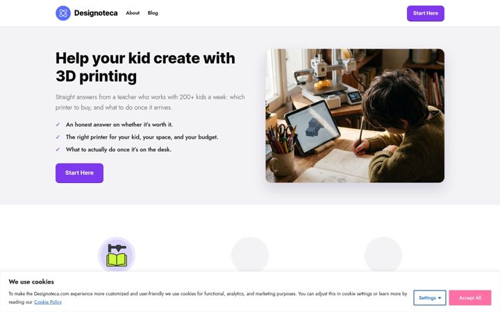 Screenshot of designoteca.com