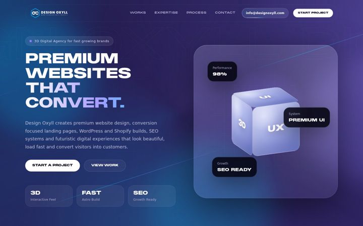 Screenshot of designoxyll.com