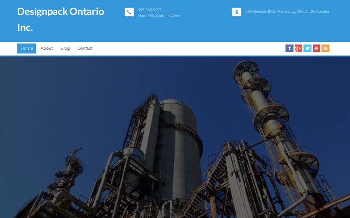 Screenshot von designpack.ca