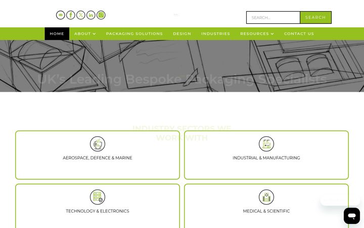 Captură de ecran a designpackaging.net