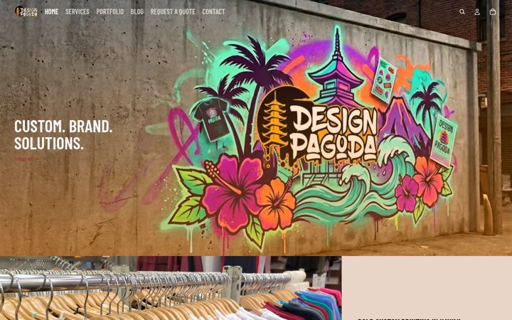 Screenshot of designpagoda.com