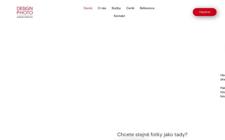 Kuvakaappaus sivustosta designphoto.cz