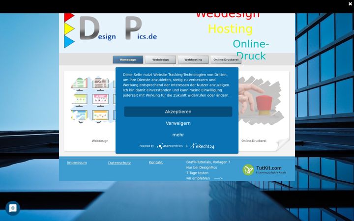 Screenshot of designpics.de