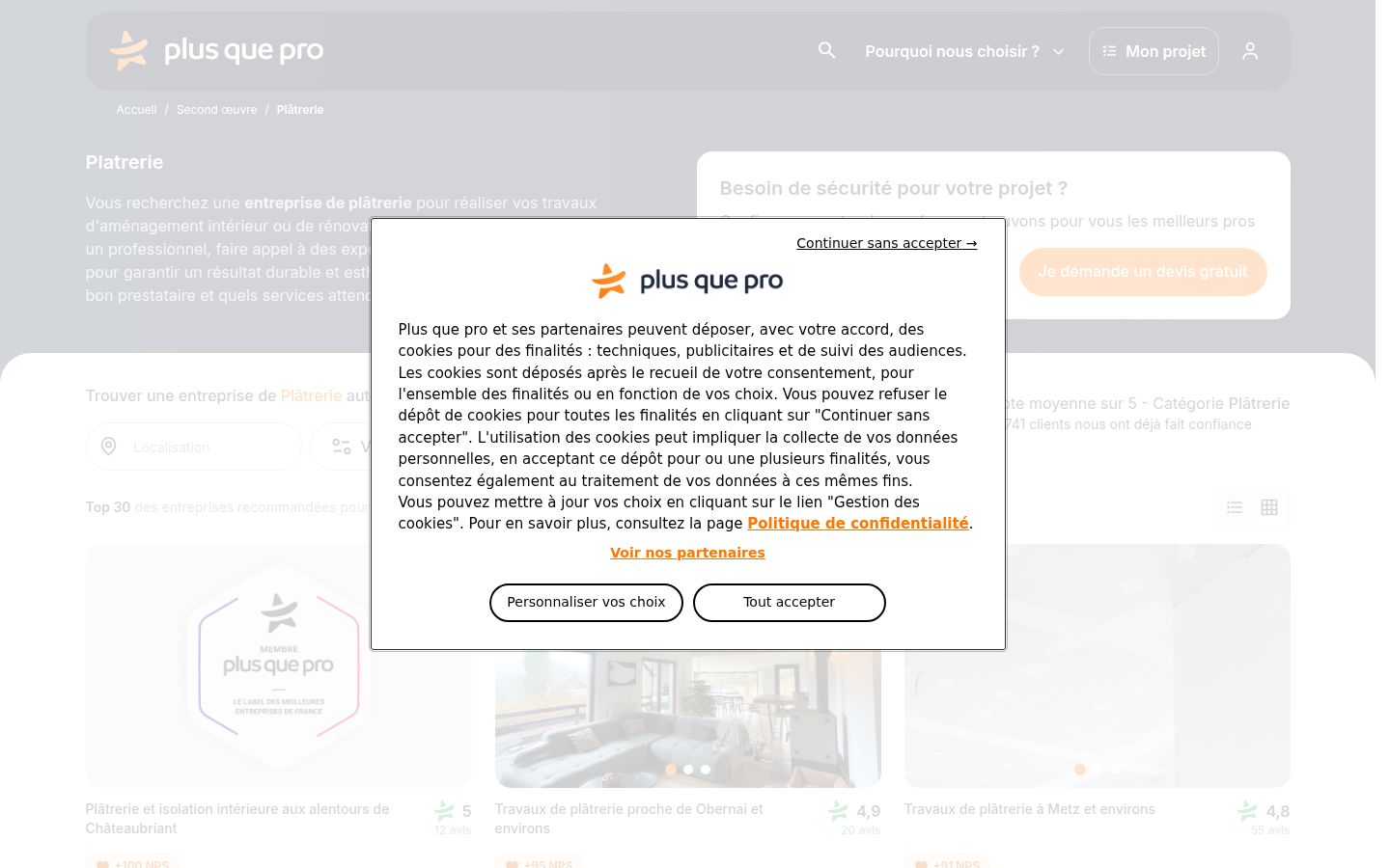 Sutikimo reklamjuostės, rodytos prieš bet kokią sąveiką, ekrano kopija
