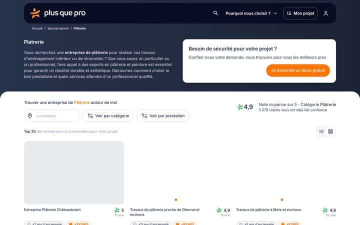 Screenshot του designplatre-avis.fr