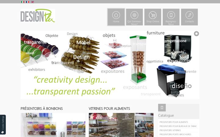 Screenshot of designplex.fr